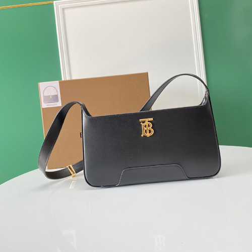 버버리 레더 TB 숄더 백 80462461 블랙