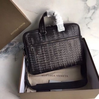 보테가 퍼시픽/토르말린 카프 서류가방 523320 네이비