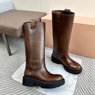 미우미우 여성 롱부츠 57252-2