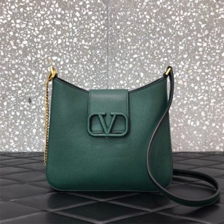 발렌티노 VRING 그레인 숄더백 V41123 그린