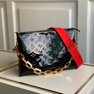 루이비통 에나멜 쿠상 MM M57783 블랙