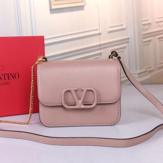 발렌티노 스몰 송아지 가죽 VSLING 숄더백 SW0B0F01 누드핑크
