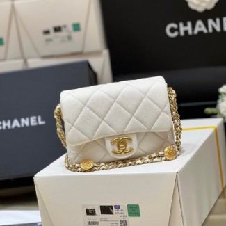 샤넬 22A 미니 플랩백 AS3368 화이트