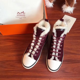 에르메스 신상 하이탑 스니커즈 H35025 레드