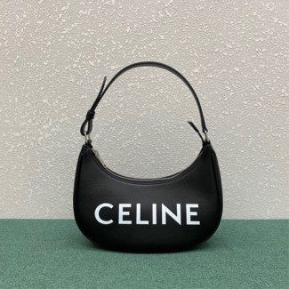 셀린느 스무스 카프스킨 프린트 아바 백 193953 블랙