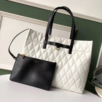 지방시 신상 퀼팅 듀오 토트백 BB506 화이트