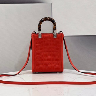 펜디 미니 선샤인 쇼퍼 8BS051 레드