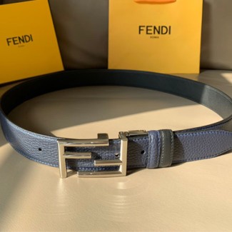 펜디 신상 양면용 벨트 FD2229 네이비 은장