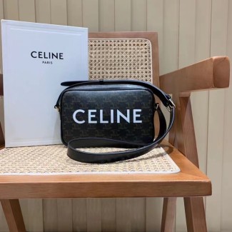 셀린느 트리옴페 캔버스 미디엄 메신저백 194502