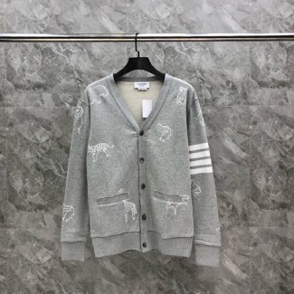 톰브라운 남여공용 가디건 TB8737 그레이